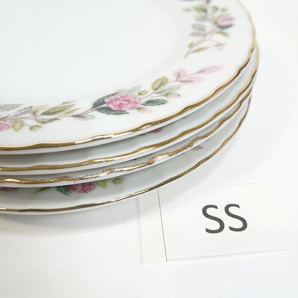 4 Vtg Regency Rose #2345 Bread & Butter Plates 6-3/8" Creative Fine China [SS] - Picture 6 of 7